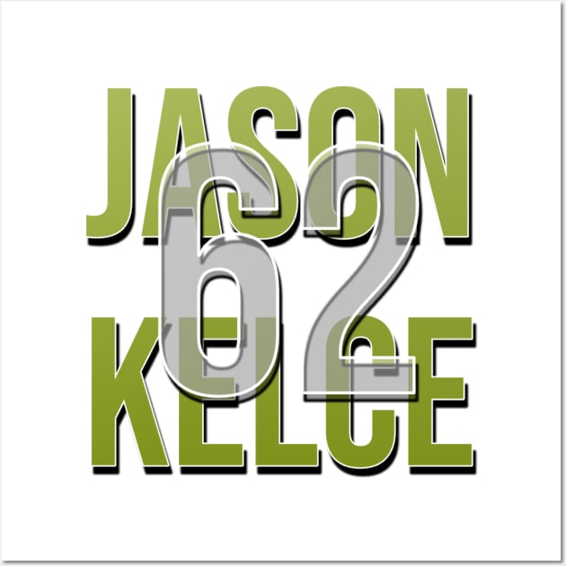 jason kelce Wall Art by Light Up Glow 